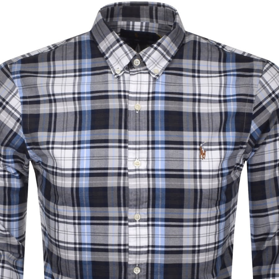 Alternative Image for ProductRalph Lauren Oxford Long Sleeve Shirt Grey2